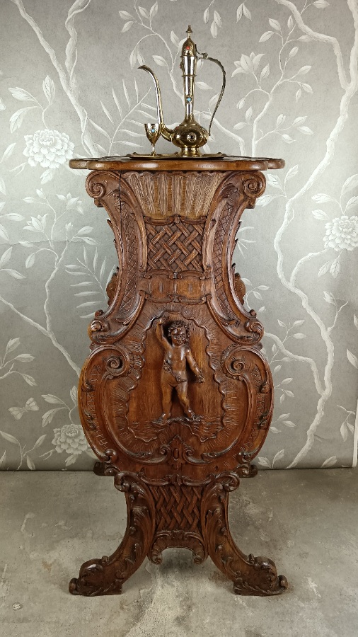 Italian Walnut Carved Stand (10).jpg